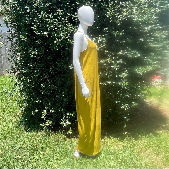 💋NWT Love Stitch Boho Flowing Gauze Maxi Slip Dress - Picture 3 of 8